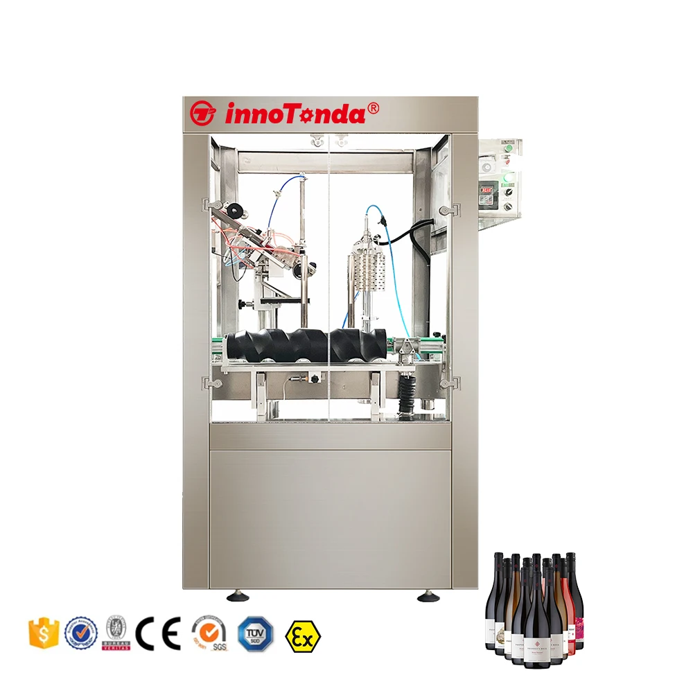 Fully Automatic Pvc Capsule Shrinking Machine Wine Bottles Sealing Machine