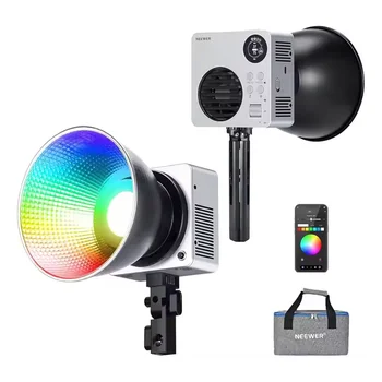 NEEWER HB80C 80W Mini RGB COB Continuous LED Video Light with Built-in 72Wh Battery & 100W PD Fast Charging