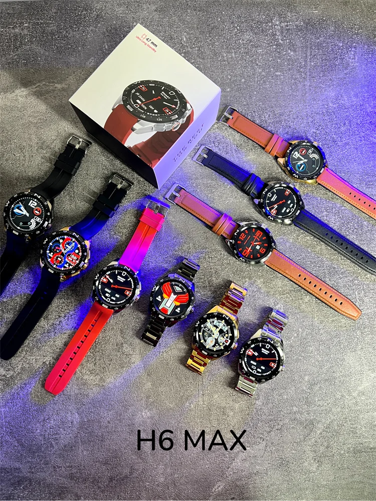 電動ウォーカー　ヘルスロードMAX6 H6 Max Smart Watch - High Quality Fitness Tracker for Men
