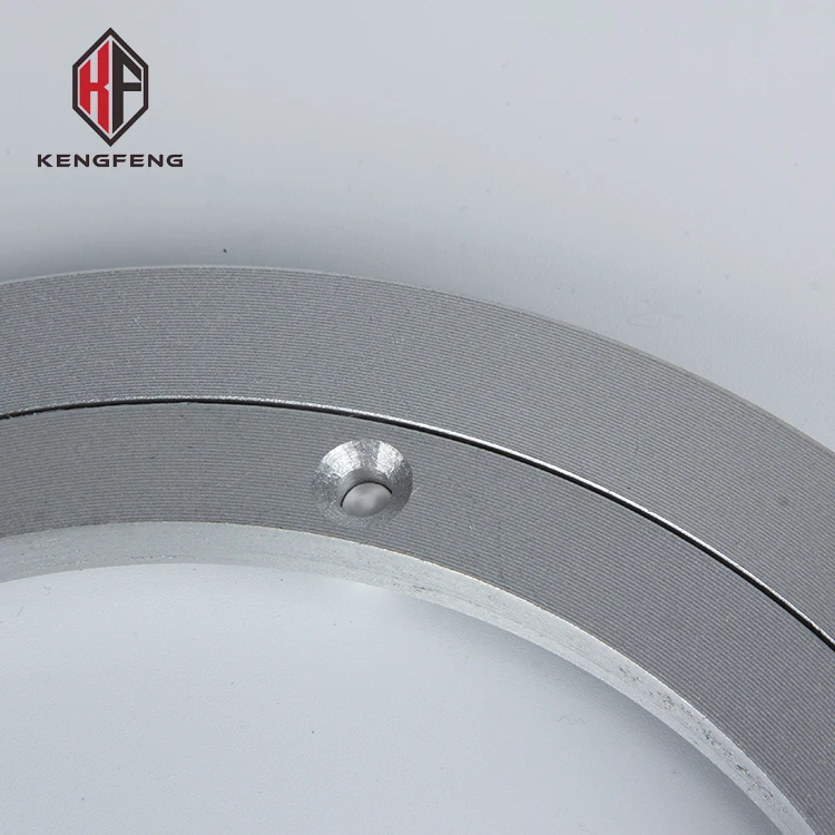 360 градусов обратный Серебристый Алюминиевый Поворотный Подшипник мебель обеденного стола 5 дюймов настольных подносов