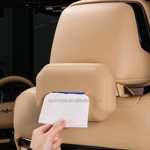 Car Interior Silicone Rear Seat Tissue Storage Box Headrest Tissue Holder Box for BYD Leopard 8 Accessory 2026