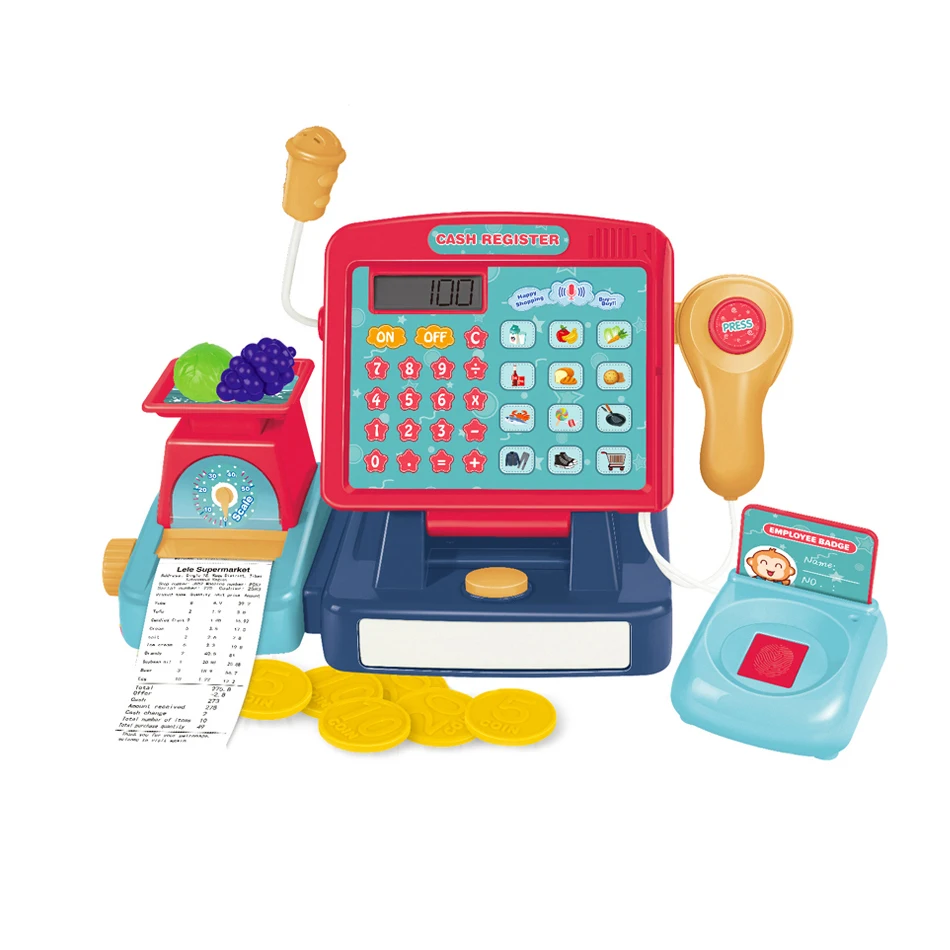 Новый продукт детский Кассир для супермаркета ролевые игрушки кухонный игровой набор