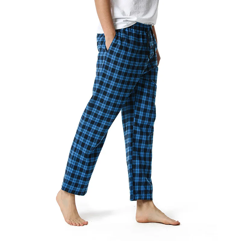Mens Buffalo Plaid Pajama Pants With Pockets Men's Flannel Pajama Pant ...