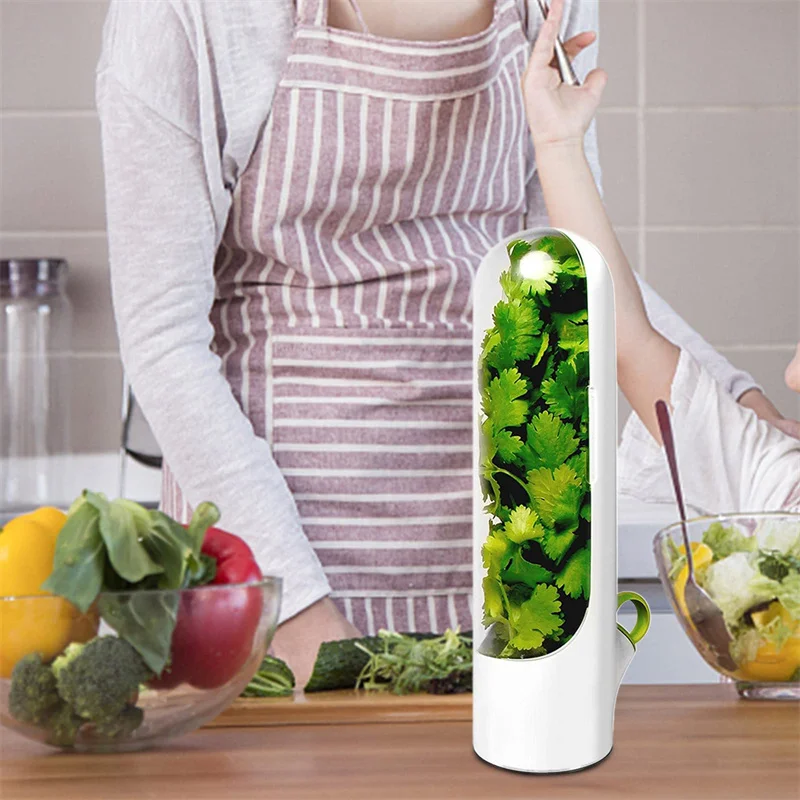 Herb Saver Best Keeper,Herb Saver For Refrigerator Fresh Cilantro Herb