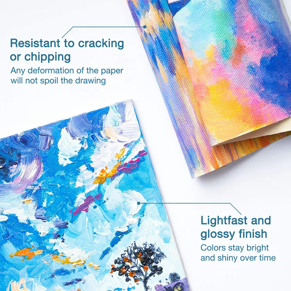 Sinoart 12ml Acrylic Color Paints Tubes 12 Basic Colors Acrylic