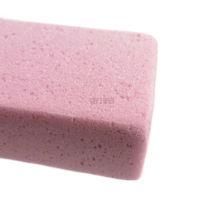 Губка высокой плотности розового цвета губка для мытья