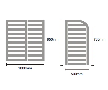 Louver air Conditioner Protective Cover to Prevent Rain Ground Cover