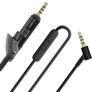 New audio cable source factory mic microphone replacement headphone audio cable, suitable for Bose QuietComfort 15 QC 2 QC15