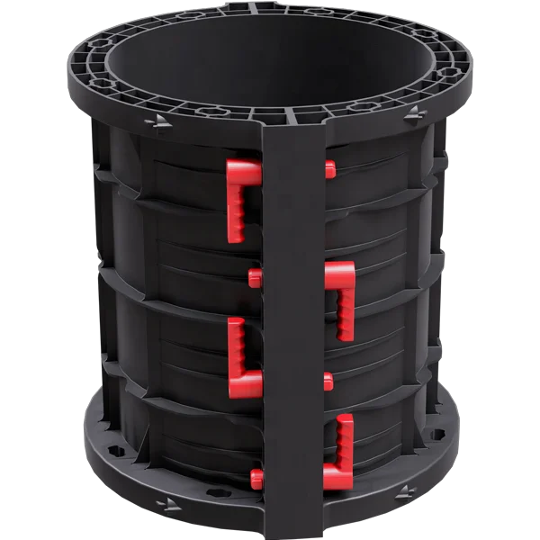 Circular Concrete Column Formwork Construction Plastic Adjustable for Building Project Plastic Formwork System