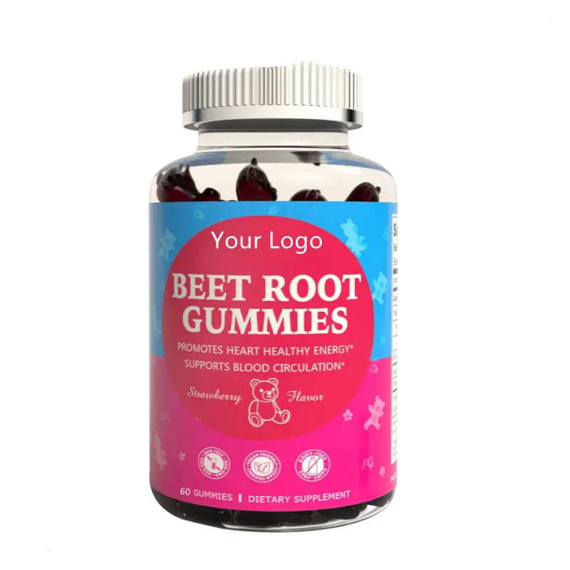 Beet Root Gummies Support Healthy Formulated by Grape Seed Extract and Concentrated Beetroot