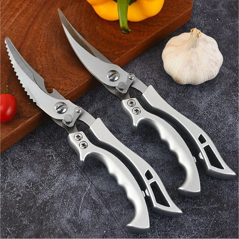 Multifunctional Heavy Duty Kitchen Scissor Fish Meat Bone Chicken Cutting Scissors Shears Full
