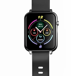 2022 пользовательские Смарт-часы Высокая точность Real SpO2 Монитор кровяного давления J-Style 2113A 1,65 'Super Amoled квадратные Смарт-часы