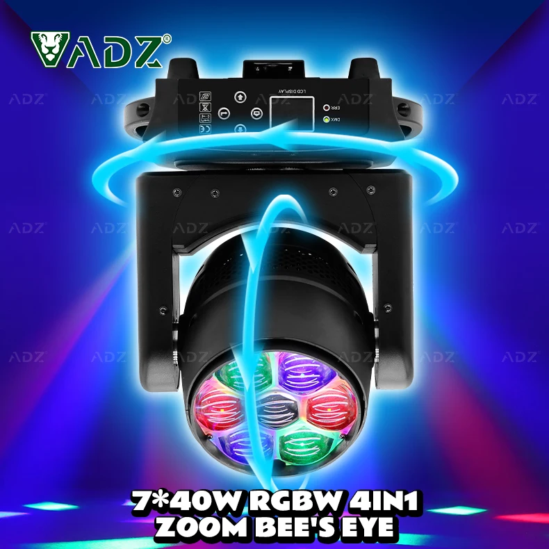 ADZ Bee Eye Light Mini 7X40W LED Moving Head Wash Effect