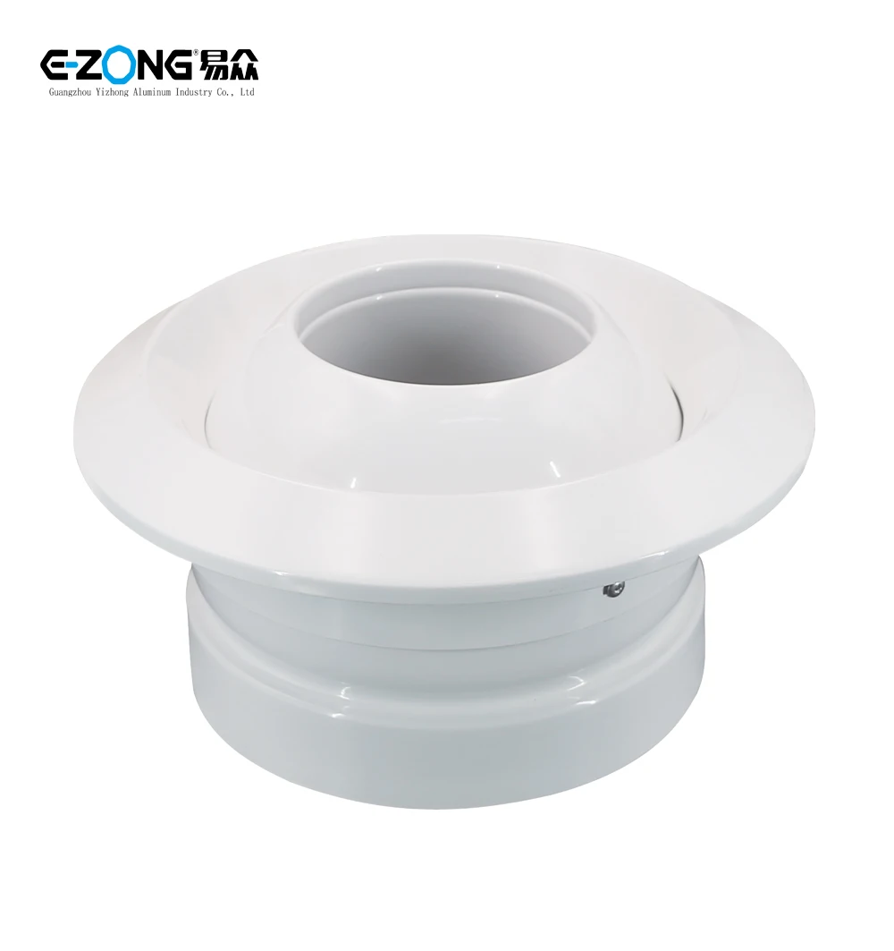 หัวฉีดลมอลูมิเนียมทรงกลมแบบกระจายลมสำหรับฝ้าเพดาน| Alibaba.com