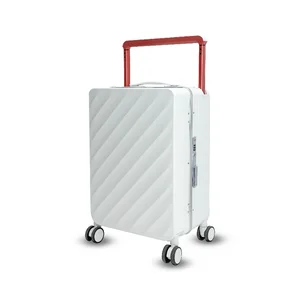 Unisex High Quality PC Material Wide Trolley Bag Business Carry-On Luggage with Spinner Caster and TSA Lock