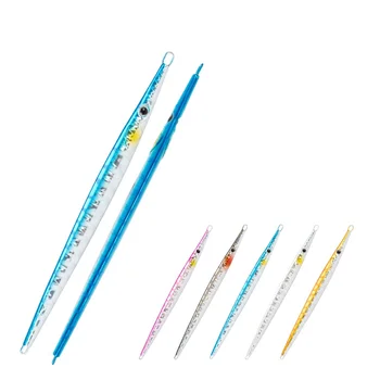80g 100g 5 Colors Lead Fish Hard Metal Fishing Bait Pesca Fast Sinking Lure Aritificial Metal Baits Swimbait – Soft Lure – view 2