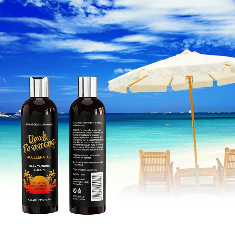 Vegan Indoor Sunless Self Tanning Lotion Instant Bronzer For Tanning