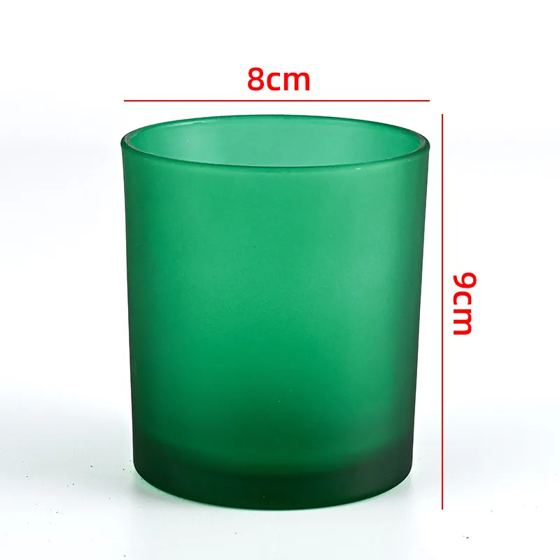 Luxury Iridescent Rainbow Empty Glass Candle Jar - CC