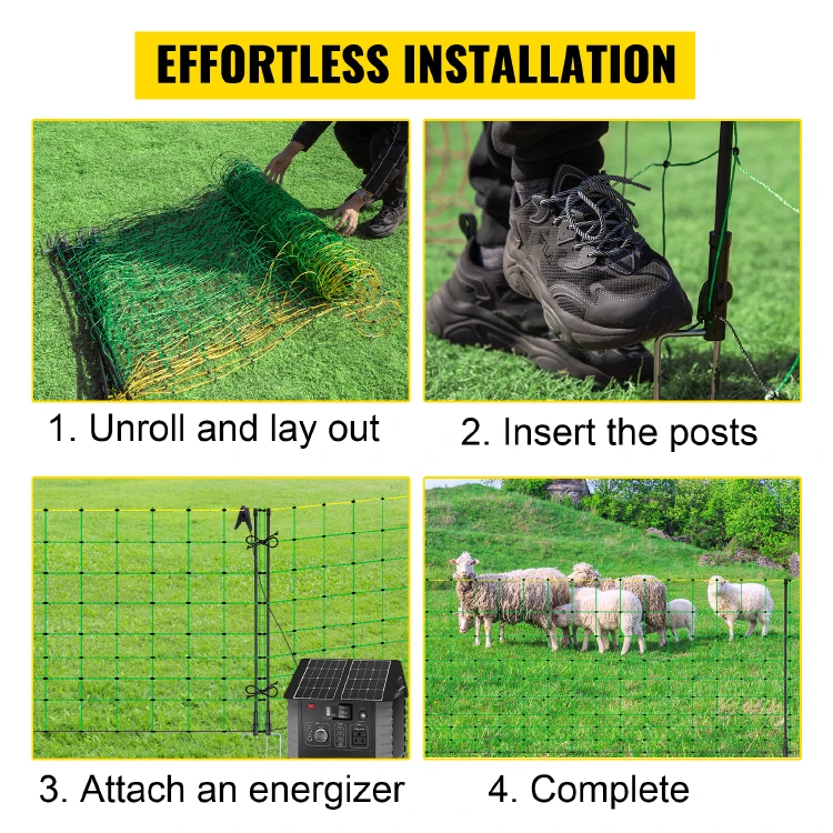 Terrui Electric Fencing Sheep Netting - Durable & Eco-friendly