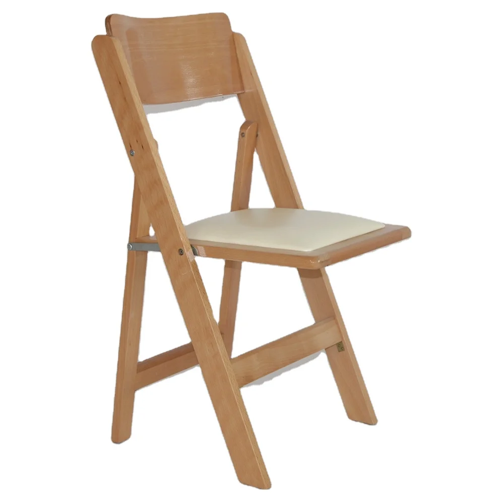 High Quality Event Natural Wood Wedding Folding Chair For Sale High Quality Event Natural Wood Wedding Folding Chair For Sale