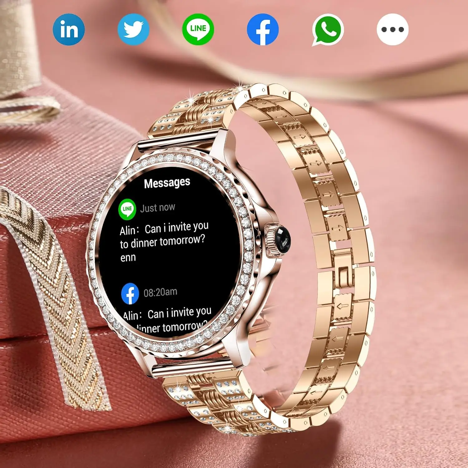 Inteligente Mujer Mejores Relojes Para Android Relojes