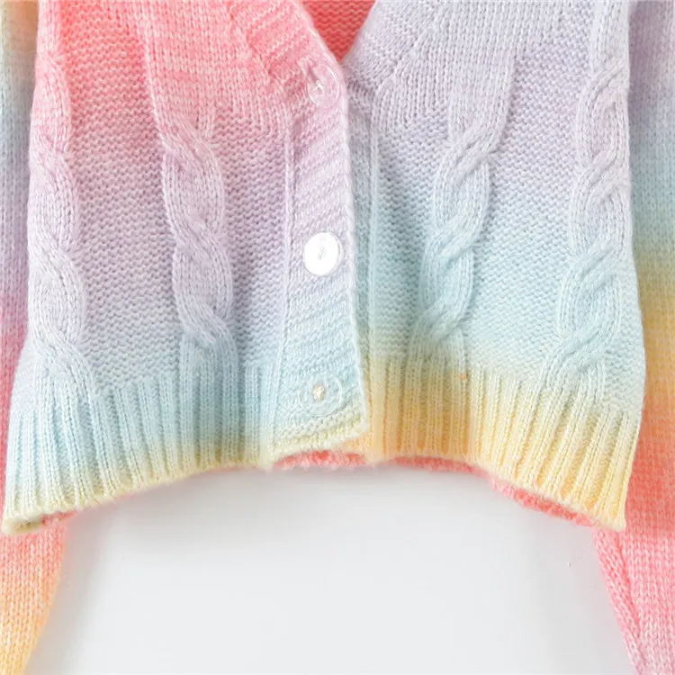 Retro cropped cardigan, Wool/Acrylic, Anti-wrinkle