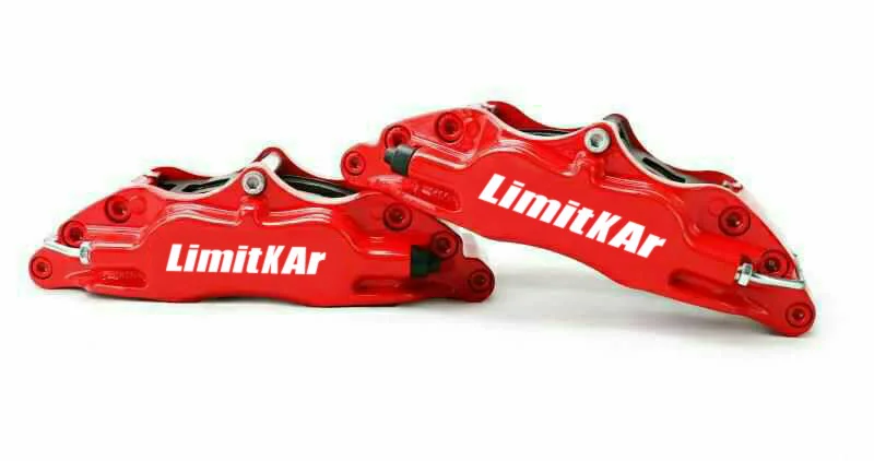 Racing Brake Caliper Kit Brake System for CP 5200 4 Pot with Disc and Brake Pads for BMW Toyota Honda Nissan Ford VW Audi Subaru