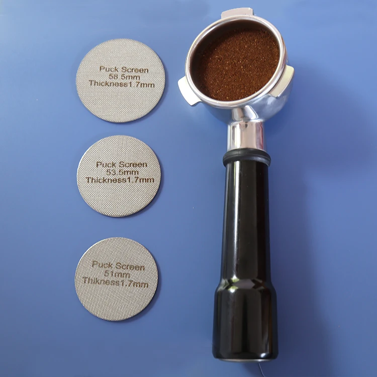 51mm 56mm 58mm 58.5mm Espresso Coffee Portafilter Puck Screen 316l