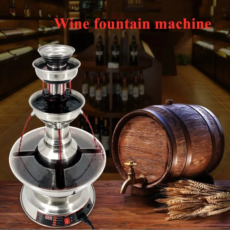 Beverage Warmer Juice Waterfall Fountain Machine/Wine Fountain Machine Wine Warmer For Hotel Restaurant