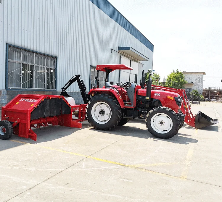 Farm Machine Mini Lovol Tractor Towable Compost Turner Chicken Compost Making Machine