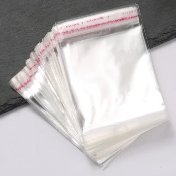 High Quality Boutique Transparent Mini Small Plastic Bag Self Adhesive Seal OPP Accessories Jewelry Package Sticker Bag