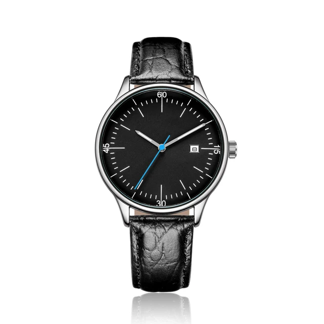 LG-7126 Customizable logo Fashion Minimalist Wrist Watches Leather Custom Men Watch Quartz Wristwatch Small OEM Watch for Man