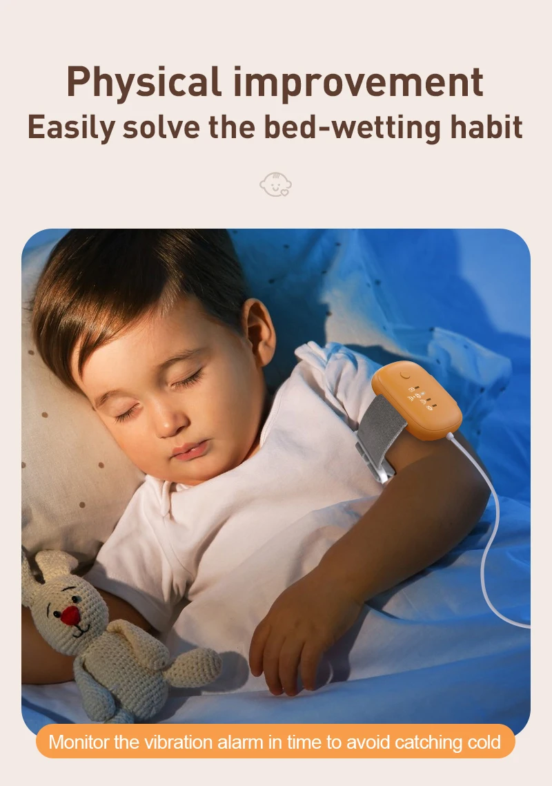 Bedwetting Enuresis Alarm With Loud Sound And Strong Vibration For Boys