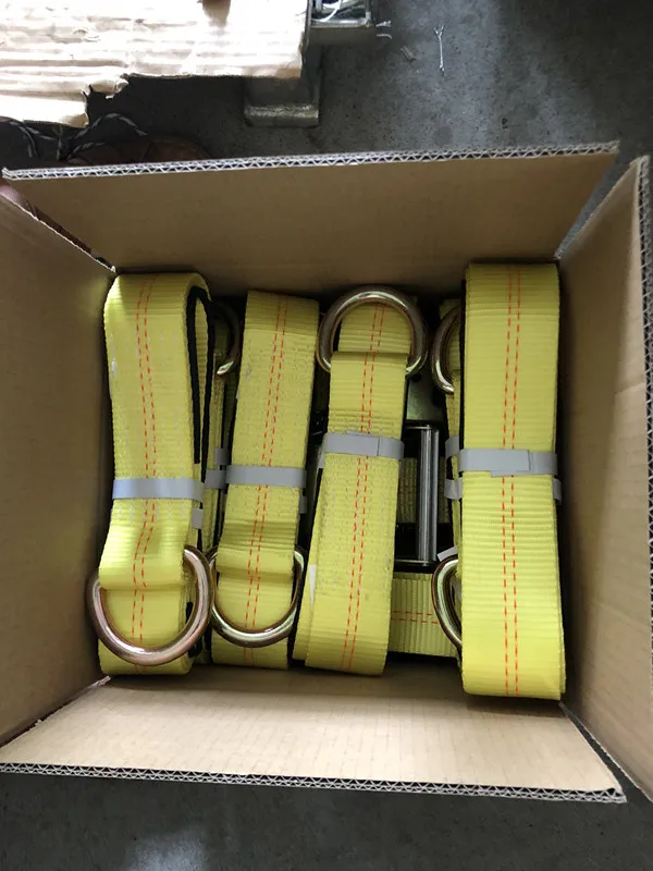 Heavy Duty Flatbed Straps Winch Strap bing With Flat Hook 4 Inch