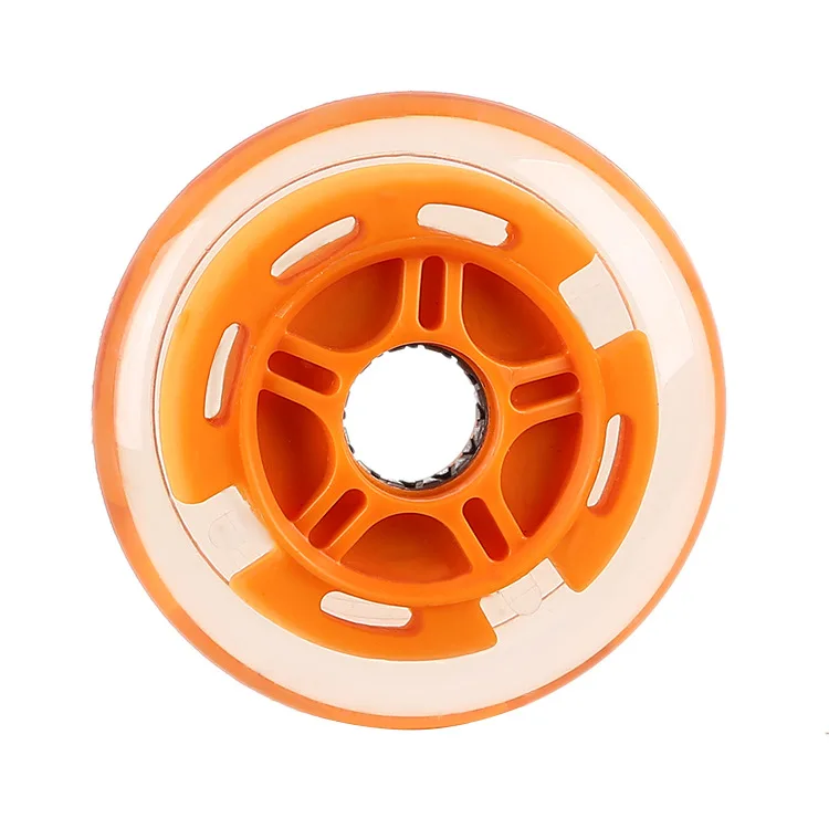 Factory Sale OEM Led Light Skate Wheels Led High Rebound Flash Wheel Inline Roller Skate Luminous Wheels for Inline Skates
