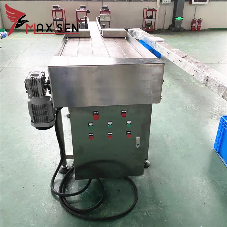 Maxsen Customized High Quality Modular Belt Conveyor Table Sorting Conveyor Aluminium Accumulation Table and Buffer Table