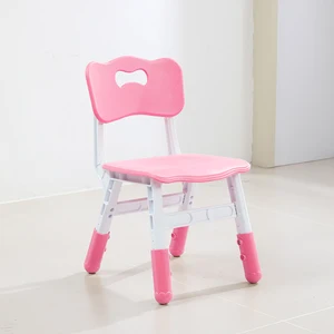 2026 High Quality Home Portable Comfortable Adjustable Toddler Table and Chairs Set Plastic Chair Set Simple Installation