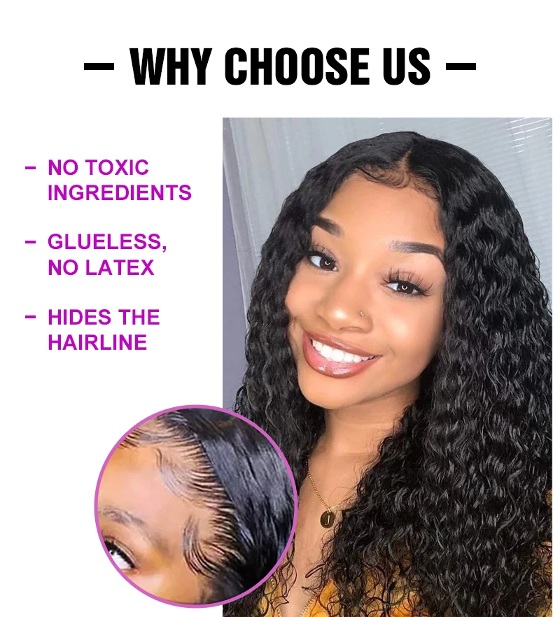 Private Label Quick Dry Hair Temporary Extreme Hold Hd Wig Lace