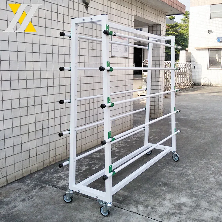 Customized Grocery Store White Heavy Duty Racks Double Side Metal For