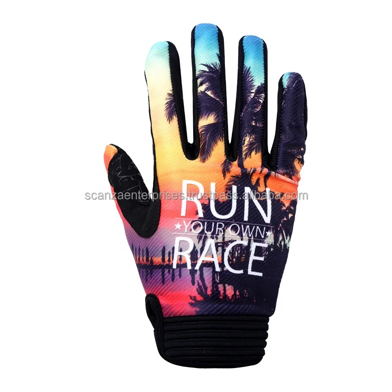 Велосипедные перчатки для кросса легкие Нескользящие митенки езды на велосипеде внедорожных