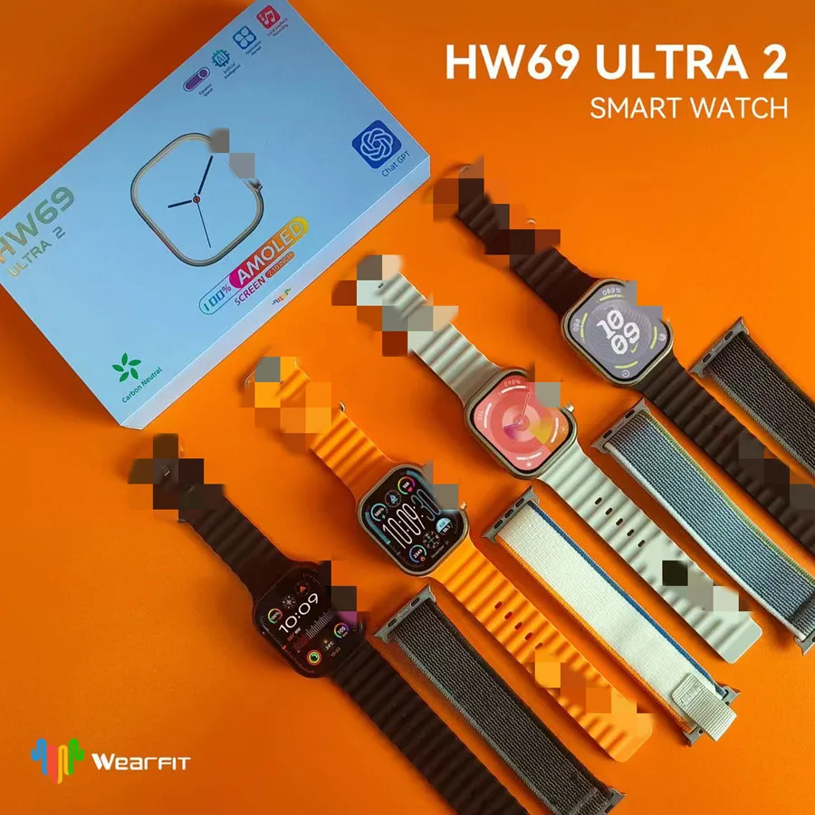 HW 69 Ultra 2 Amoled display with Chat-GPT - Best watch Ultra 2 clone –  Cold Fusion Zone