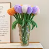 Un tulipán morado-40cm 45cm-007kg original