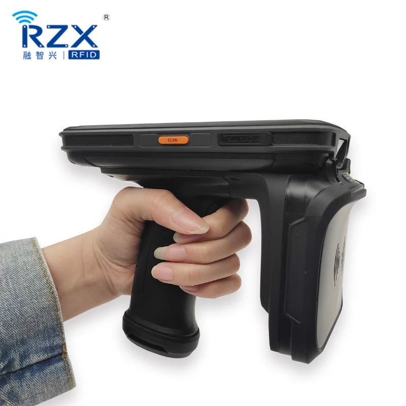 C72 Long Read Range Rechargeable Lithium Polymer Battery UHF RFID  Scanner Barcode Portable Inventory Handheld Reader