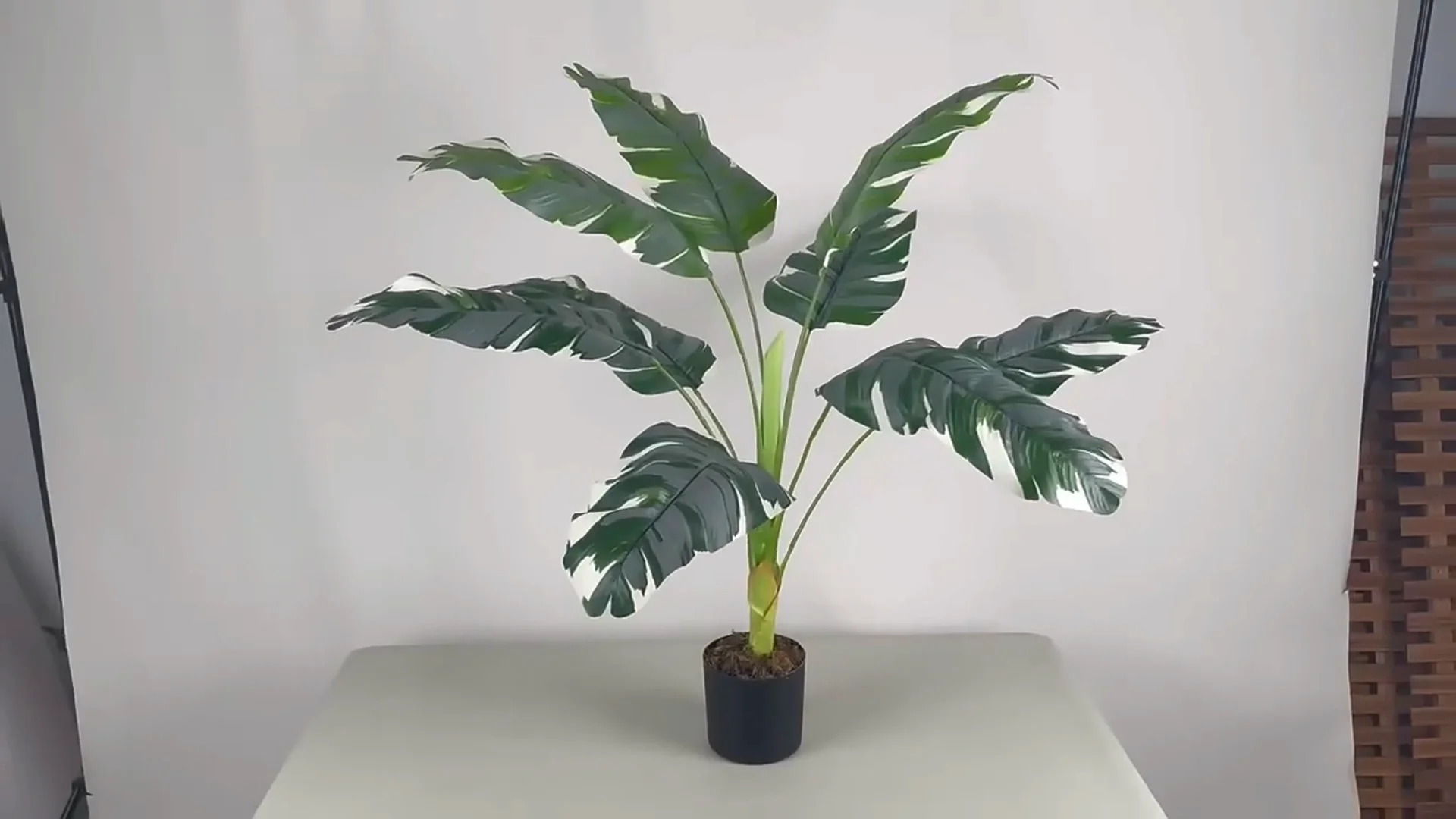 Fake Tropical Artificial Cheese Plant Artificial Monstera Deliciosa