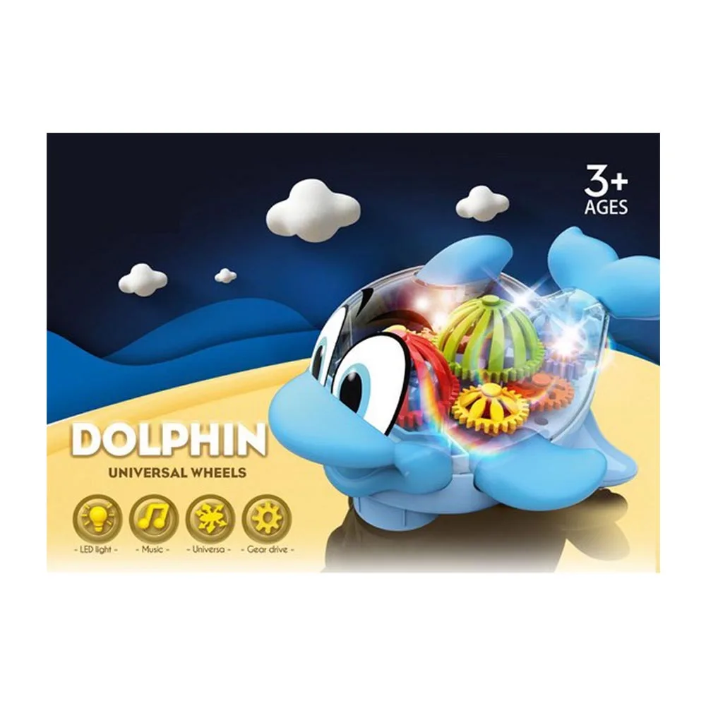 Source Novelty Kids Electric Universal Dolphin Gear Transparent