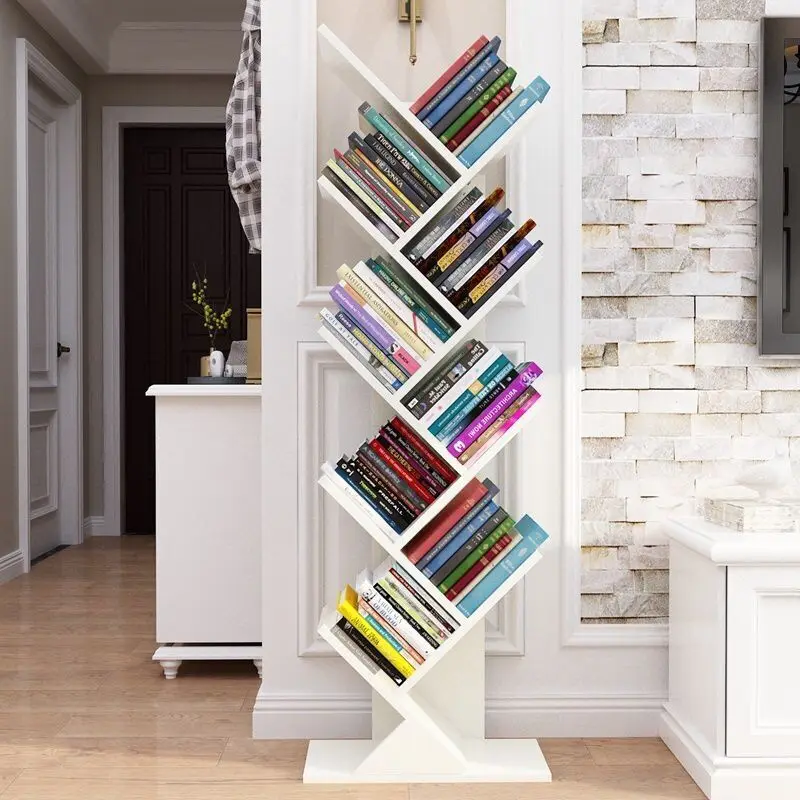 Factory Wholesale Top Quality PVC Foam Board Made Home Furniture General Use and Bookcase Specific Use Modern Bookshelf