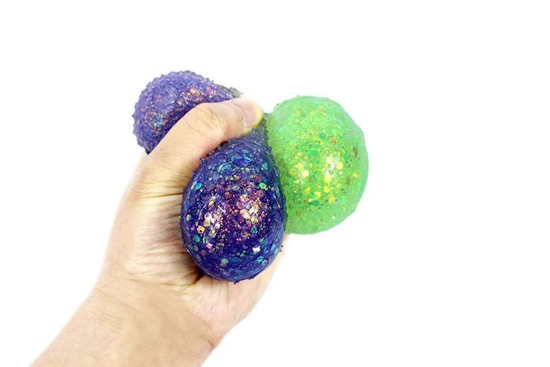 Jouets à Presser, Squishies de boulettes, boîte mystère Paillettes, Boules Anti-Stress colorées, Jouet sensoriel Fidget