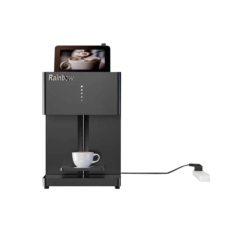 Macaron Printing Machine Edible Ink Flower Chocolate Coffee Art Printer