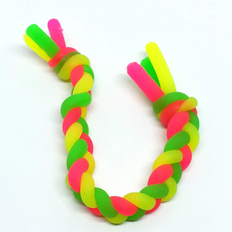 Hot Sale Fidget Toy Soft Rubber Tpr Noodle Rope Vent Draw