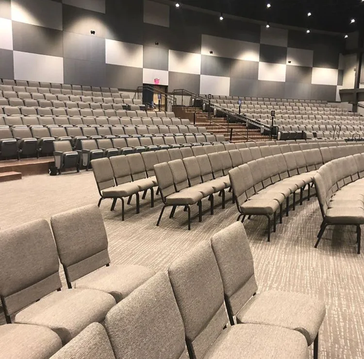 Wholesale Factory Direct Conference Banquet Conference Stackable Interlocking Church Chairs